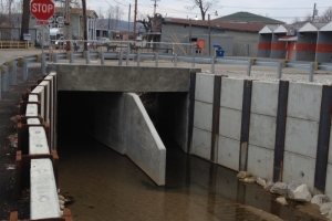 Box Culvert Extensions, Retaining Walls, Sidewalk, Curb and Gutter